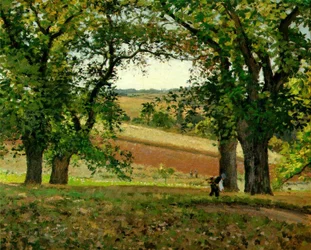 Châtaigniers à Osny, vers 1873